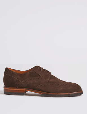 Suede Brogue Shoes