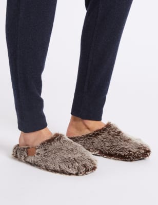 m&s mens mule slippers