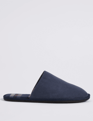 Suedette Mule Slippers with Freshfeet&trade;
