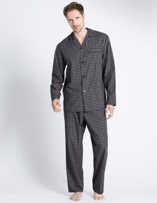 Easy Care Checked Pyjamas