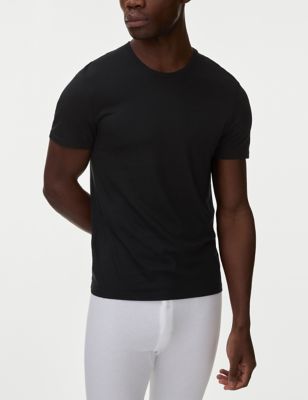 

Mens Autograph Supima® Cotton Modal TShirt Vest - Black, Black