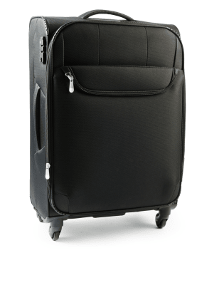 large 4 wheel lightweight suitcase