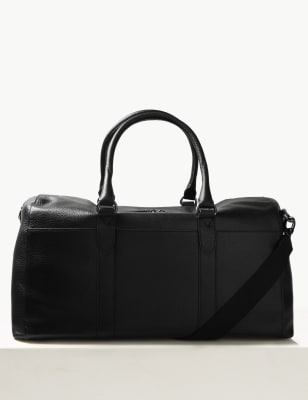 Pebble Grain Leather Holdall