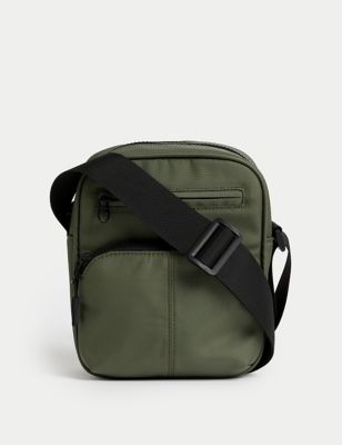 

Mens M&S Collection Scuff Resistant Stormwear™ Cross Body Bag - Khaki, Khaki