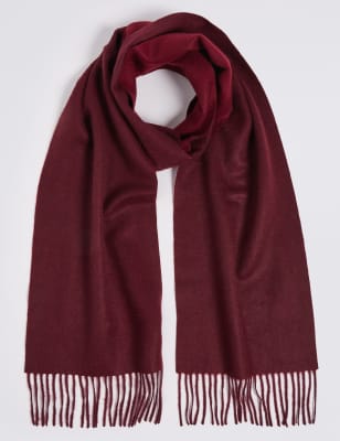 Reversible Pure Cashmere Woven Scarf
