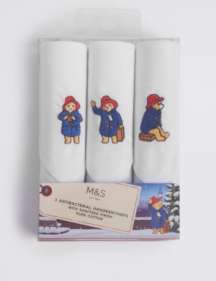 Pure Cotton Paddington&trade; Handkerchiefs