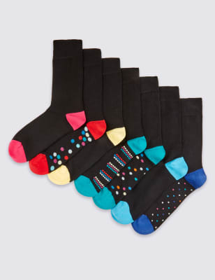 7 Pairs of Cool & Freshfeet&trade; Socks
