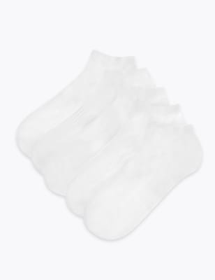 5 Pairs of Cool & Fresh&trade; Trainer Liner Socks