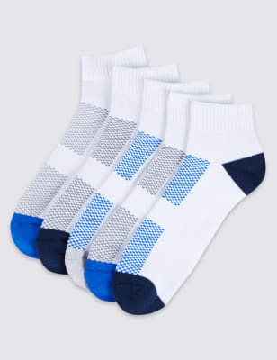 5 Pairs of Sole Heel & Toe Socks