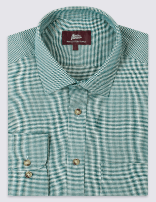 Pure Cotton Regular Fit Shirt with Pocket