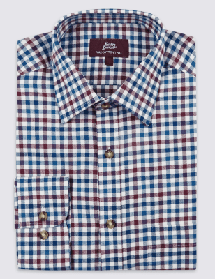Pure Cotton Regular Fit Shirt with Pocket