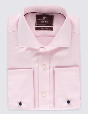 Pure Cotton Easy to Iron Regular Fit Shirt