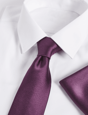 Pure Silk Tie & Pocket Square Set