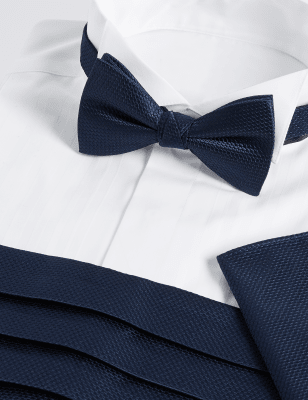 3 Piece Bow Tie, Cummerbunds & Pocket Square Set