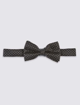 Sparkle Bow Pocket Tie