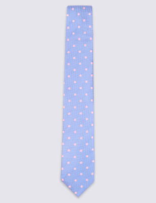 Pure Silk Spotted Tie