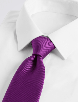 Pure Silk Satin Twill Textured Tie
