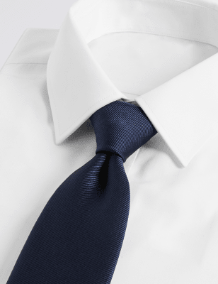 Pure Silk Satin Twill Textured Tie
