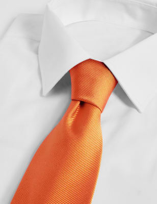 Pure Silk Satin Twill Textured Tie