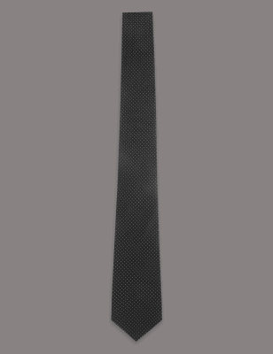 Pure Silk Micro Dotted Tie