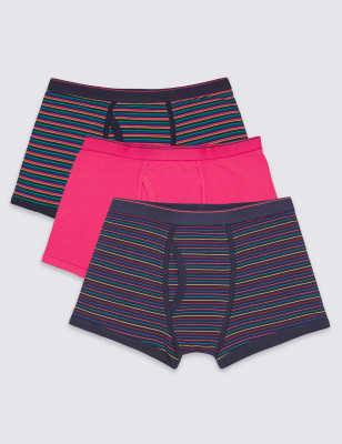 3 Pack Cotton Rich Trunks