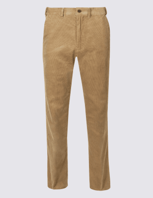 Regular Fit Pure Cotton Trousers