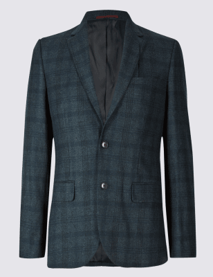 Wool Rich Single Breasted Jacket