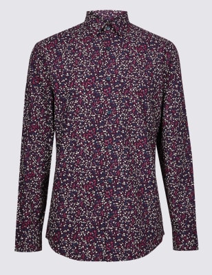 m&s men's shirts