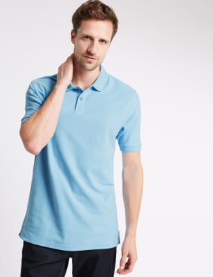 Pure Cotton Polo Shirt