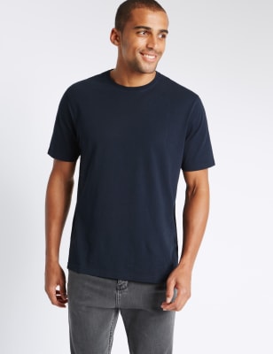 Pure Cotton Crew Neck T-Shirt