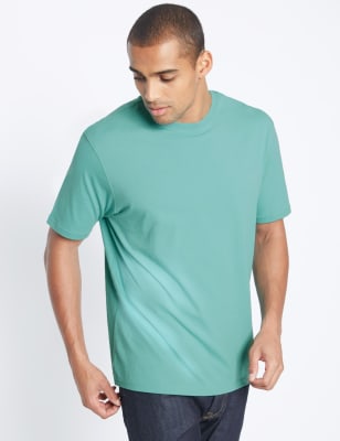 Pure Cotton Crew Neck T-Shirt