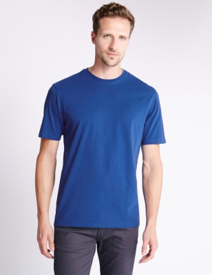 Pure Cotton Crew Neck T-Shirt