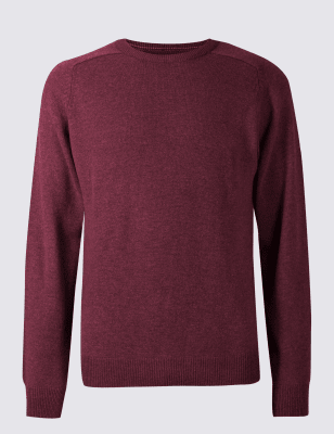 Pure Lambswool Crew Neck Jumper