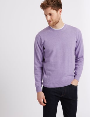 Pure Cotton Crew Neck Jumper