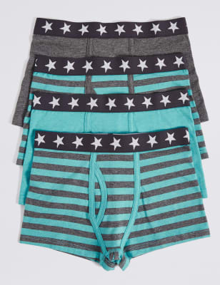Cotton Trunks with Stretch (2-16 Years)
