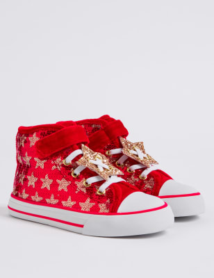 Kids’ Star Sequin Fashion Trainers