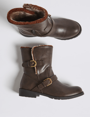 Kids' Faux Fur Ankle Boots