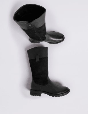 Kids' Leather Riding Boots