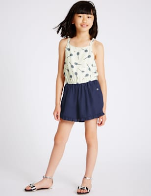 Printed Playsuit with StayNEW&trade; (3-14 Years)