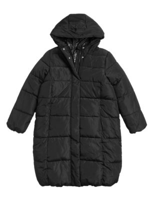 

Girls M&S Collection Stormwear™ Longline Padded Coat (6-16 Yrs) - Black, Black