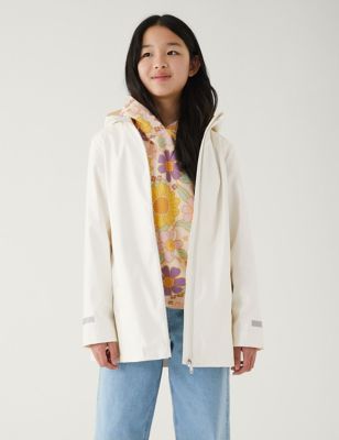 

Girls M&S Collection Stormwear™ Metallic Fisherman Coat (6-16 Yrs) - Cream, Cream