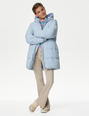 

Girls M&S Collection Stormwear™ Hooded Padded Coat (6-16 Yrs) - Pale Blue, Pale Blue