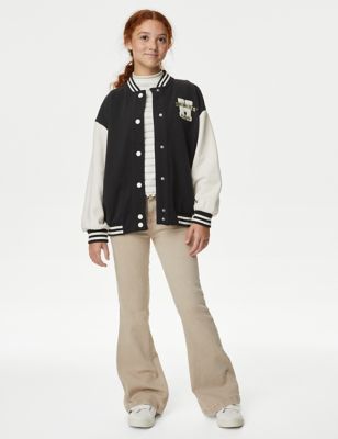 

Girls,Unisex,Boys M&S Collection Cotton Rich Harry Potter™ Bomber (6-16 Yrs) - Charcoal Mix, Charcoal Mix