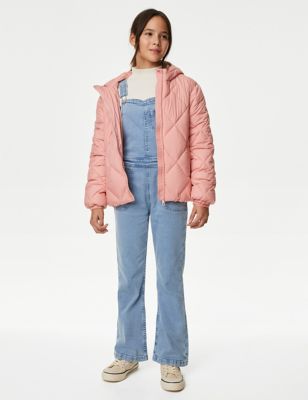 

Girls M&S Collection Stormwear™ Quilted Hooded Jacket (6-16 Yrs) - Coral, Coral