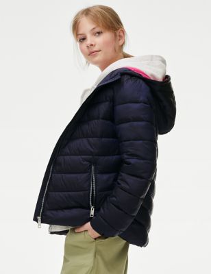 

Girls,Unisex,Boys M&S Collection Stormwear™ Lightweight Padded Jacket (6-16 Yrs) - Navy, Navy