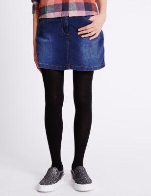 Cotton Rich Adjustable Waist Skater Skirt (3-14 Years)