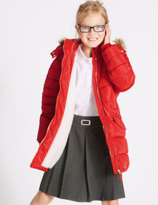 Longline Padded Coat With Stormwear&trade; (3-16 Years)