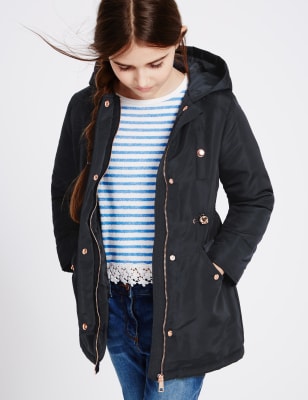 Hooded Parka Coat (3-14 Years)