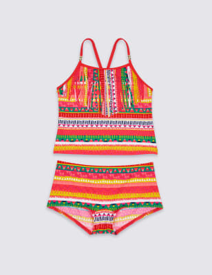 Fringe Tankini Set with Lycra&reg; Xtra Life&trade; (3-14 Years)
