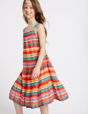 Aztec Print Dress (3-14 Years)